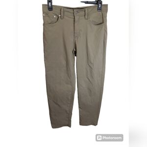 Gerry Pants Mens 32x30Venture Commuter Travel Stretch Green Elastic Act